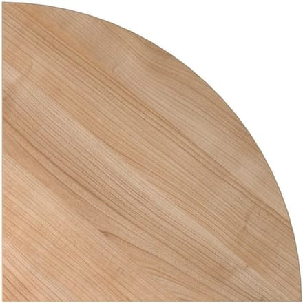 HE91 - Hoek rond 80 x 80 Walnoot