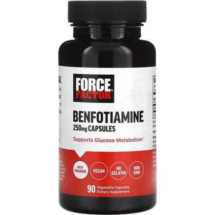 Benfotiamine, 250 mg, 90 vegetarische capsules