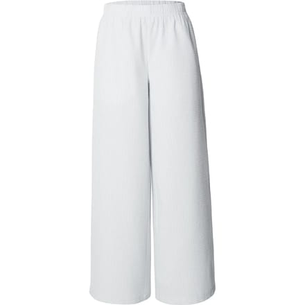 Urban Classics - Seersucker Resort Wijde broek - M - Blauw/Wit