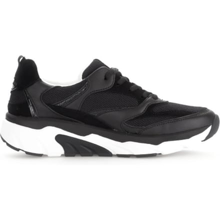 Gabor rollingsoft sensitive 66.936.57 - dames rollende wandelsneaker - Zwart - maat 38 (EU) 5 (UK)