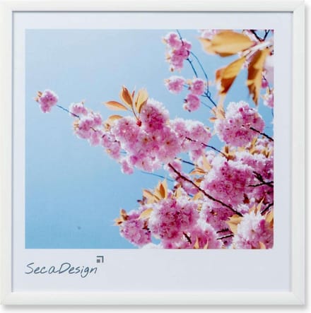 SecaDesign Lumi Fotolijst 13x13 cm - Wit - Aluminium