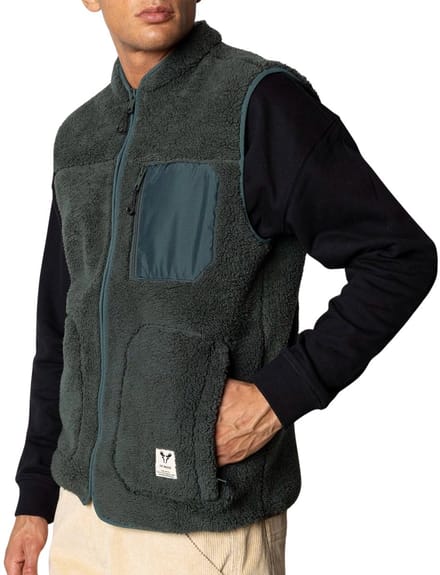 Fat Moose Wood Fleece Bodywarmer Heren - Maat XL