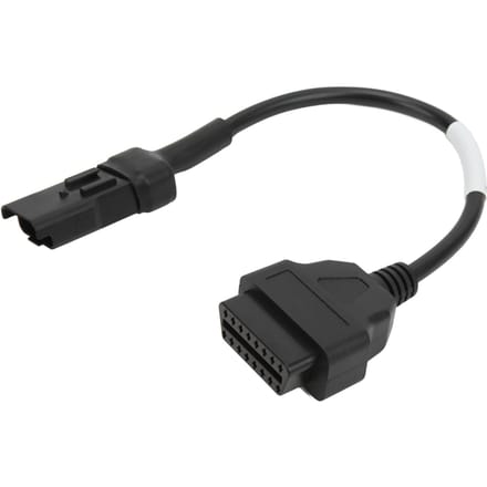 Connecteur de Diagnostic Moto 4 Broches Câble Adaptateur OBD Professionnel Remplacement pour Ducati black