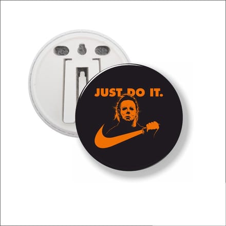 Button Met Clip 58 MM - Just Do It