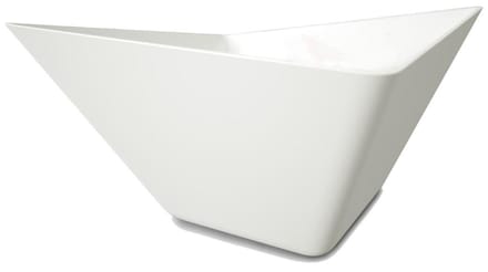 Black+Blum - Forminimal Saladeschaal met couvert - Wit