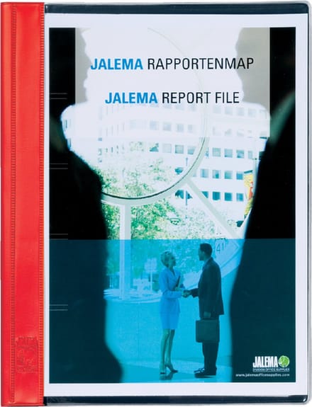 Rapportenmap Jalema A4 met snelhechter rood - 50 stuks