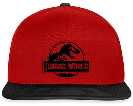 Jurassic World Klassiek Logo In Zwart Snapback cap