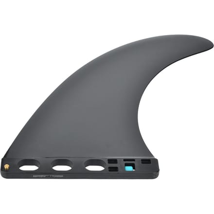 9 inch Verhoogde Staartroer Gesplitste Surfen Surfplank Kano's Vinnen Accessoire Zwart gray