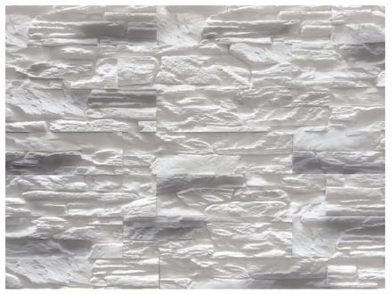 Stegu - Wandpaneel - Gips - 37×9,2 cm - Biało-szary