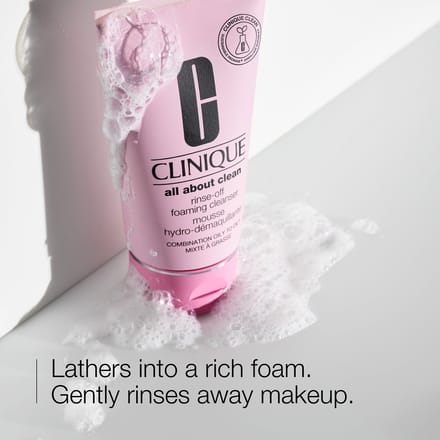 Clinique Gezichtsreiniger Rinse Off Foaming Cleanser Schoonmaken Unisex 150 ml