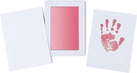 New Age Devi - Voetafdruk en handafdruk inkt voor babys - cadeau voor baby roze - Engelse handleiding