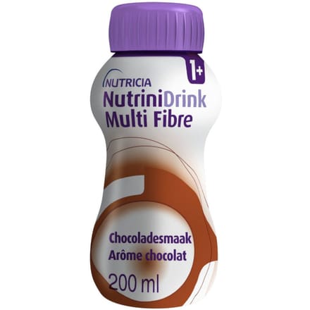 Nutrinidrink Multi Fibre Chocolade + 12 Maanden 200 Drinkbare oplossing
