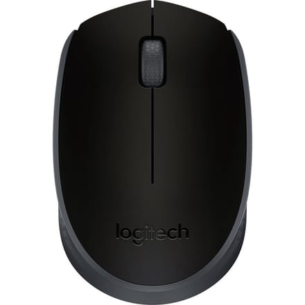 Logitech M171 Wireless - Muis - Optisch - 3 knoppen - Zwart
