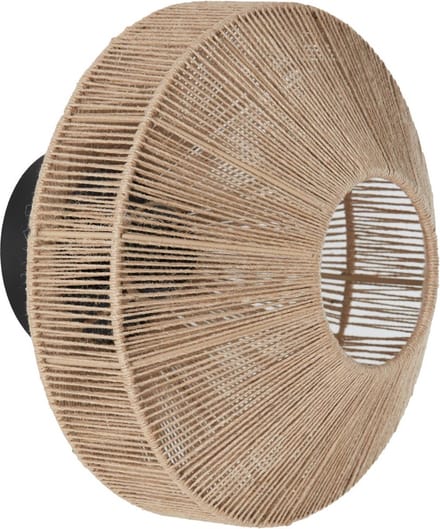 Light & Living Wandlamp Lyra - Bruin - Ø31cm - Binnen Modern