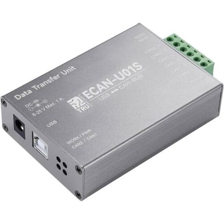 TRU COMPONENTS TC-ECAN-U01S CAN omzetter USB, CAN Bus 8 V/DC, 28 V/DC 1 stuk(s)