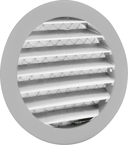 Weha Schoepenrooster inbouw, aansluitdiameter Ø125mm, aluminium