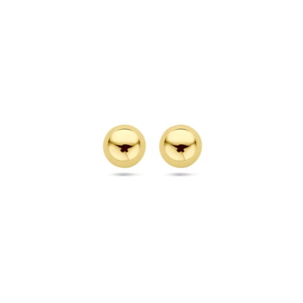 Marie Celeste oorknoppen bol - 6 mm - Goud