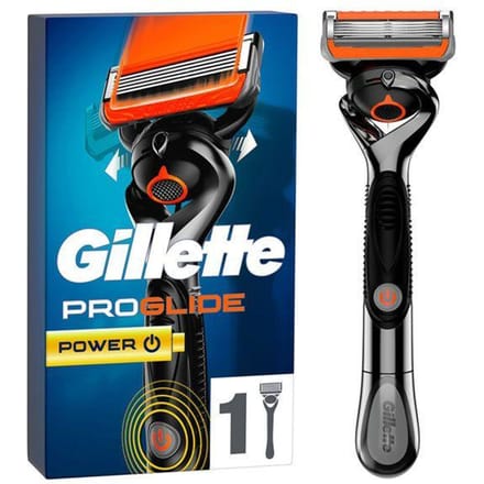 Scheermesjes Scheerapparaat GILLETTE FUSION PROGLIDE POWER + 1 navulling