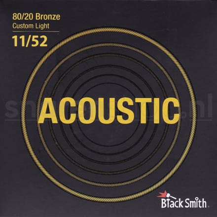 BlackSmith BR-1152 Snaren voor Akoestische Gitaar (11-52) Custom Light