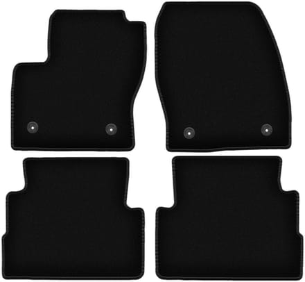 BASIC zwarte veloursmatten voor: Ford Kuga MK2 SUV (2012-2019)