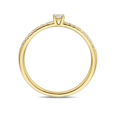 Aanzoeksring Diamant 0.25ct H Si