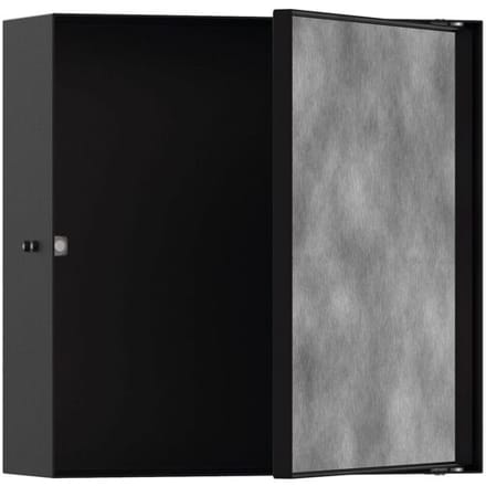 Hansgrohe XtraStoris Rock wall niche installation box with tileable door 30 x 10 x 30 cm 56085670