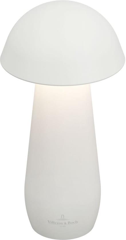 Villeroy & Boch tafellamp MODENA | 16cm| wit| op accu