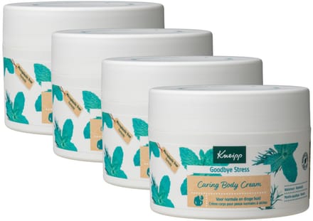 Kneipp Hydrating Body Crème Goodbye Stress - 4 x 200 ml - Voordeelverpakking