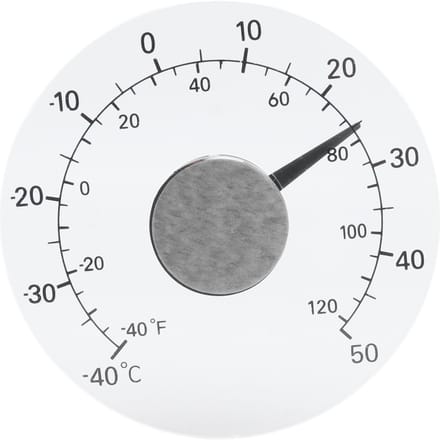 Buitenthermometer Zelfklevend Transparant Waterdicht Deur Raam Temperatuurmeter voor Boerderij Huis gray
