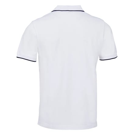 SOLS Volwassen Unisex Palermo Poloshirt (Witte/franse marine)