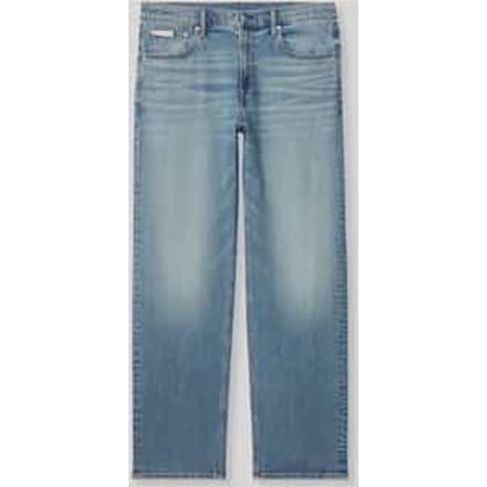 straight fit jeans van puur katoen