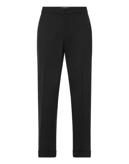 Wool Wide Leg Trousers