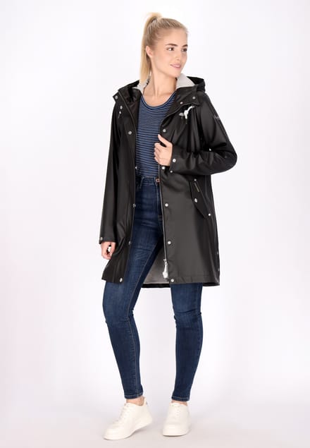 Schmuddelwedda Mackintosh Dames zwart