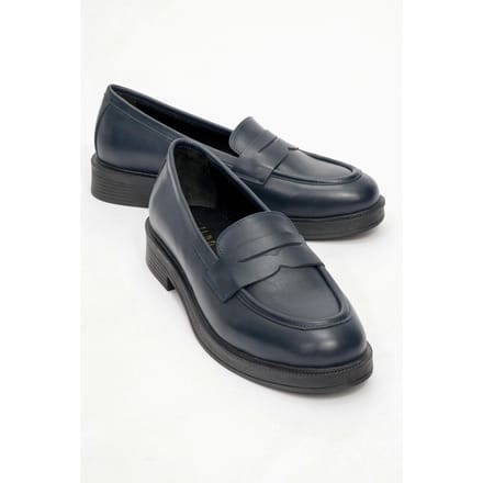 Bree Platform Penny Leren Loafer
