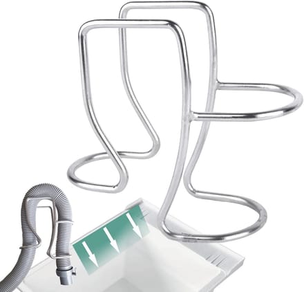 Universele Afvoerslang Houder voor Wasmachine - Verstelbare Slangclip en Suctioncups