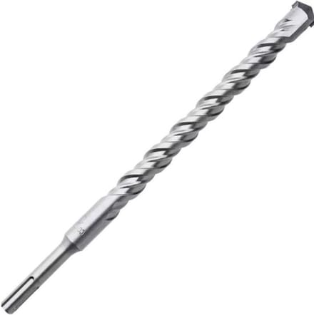 Hamerboor - 25mm - SDS Plus - 2 Snijder - Betonboor - 25x210mm - L=210 mm - Steenboor