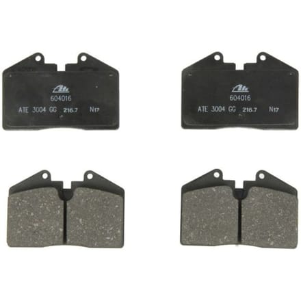 Remblokset ATE 13.0460-4016.2, voorkant, achter