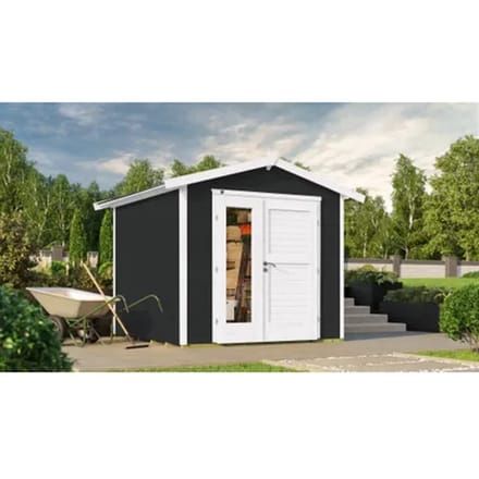 Weka Tuinhuis 224 A - Antraciet - 235x239cm