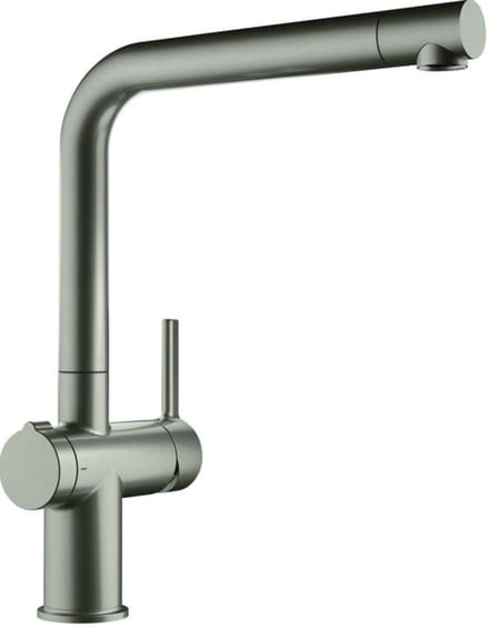 Franke Active Twist Eenhendel Mengkraan RVS met Vaste Uitloop en Geïntegreerde Waste Bediening 115.0653.504