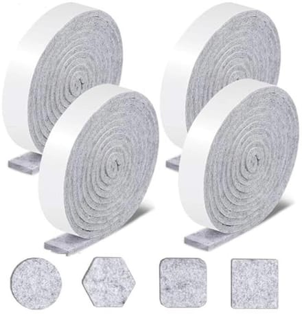 Viltglijders voor Meubels - Universele Vloerbeschermpads 100 m x 2 cm