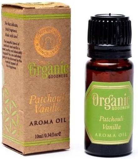 Olie - organic patchouli vanilla - Olie - Bruin - 7x3x3 cm - India - Sawa Hasa - Fairtrade