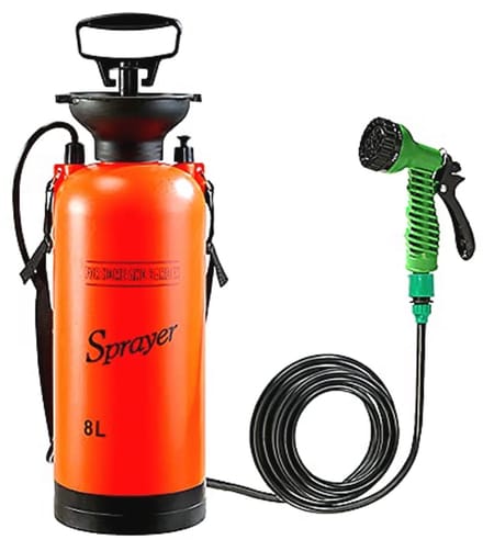 Multifunctionele Draagbare Campingdouche met 7 Sproeimodi voor Watergeven en Badderen