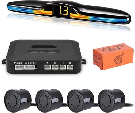 VCTparts® Auto Parkeer Sensoren Inbouwpakket met 4 Detectoren (set)