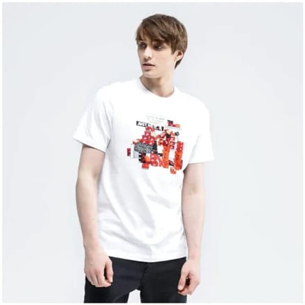 T-shirt Nike - Korte Mouwen - Wit - XS
