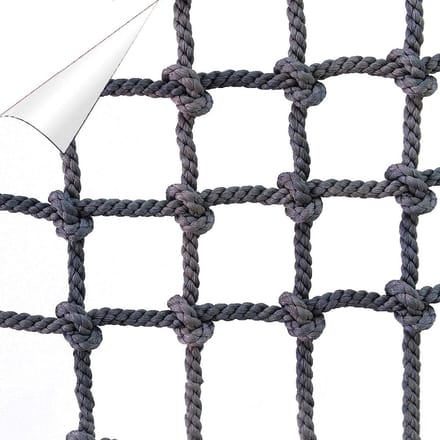 Veiligheidsnet Klimmen - Valbeveiliging Touw - Buiten Spelen - Sterke Polyamidevezel - 1x1 Meter