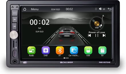 Caliber 2 din Autoradio - dab+ - Autoradio met Bluetooth - Multimedia - 7" Touchscreen - 4 x 75W - Wireless Android Autolink - Handsfree bellen (RMD807DAB)