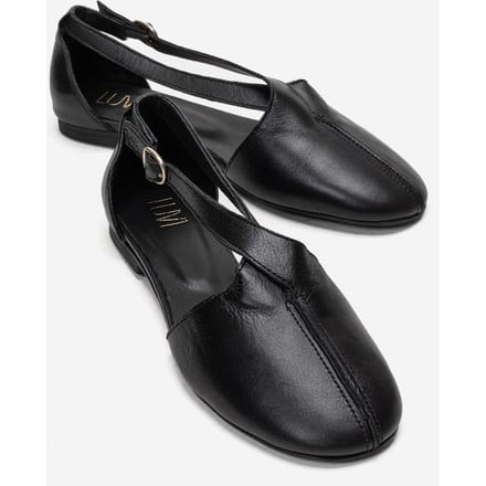 Fable Leren Ballerina met Zijuitsnijding