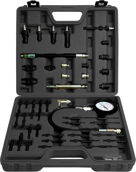 Compressorometer Set - Motor Tester - Motor Diagnose - Benzine Diesel Injectie - 43x34x10 cm