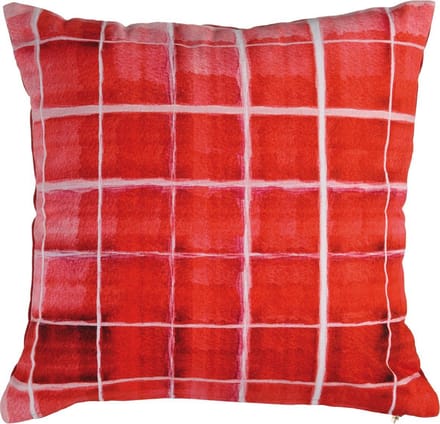 KAAT Amsterdam Rasterize - sierkussen - 43x43 cm - Rood