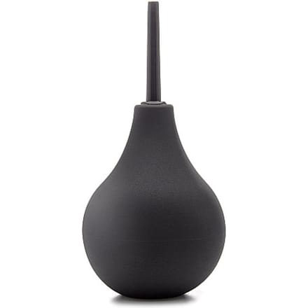 Ouch! – Siliconen Anaal Douche voor Hemels Interne Reiniging Maat M - Zwart